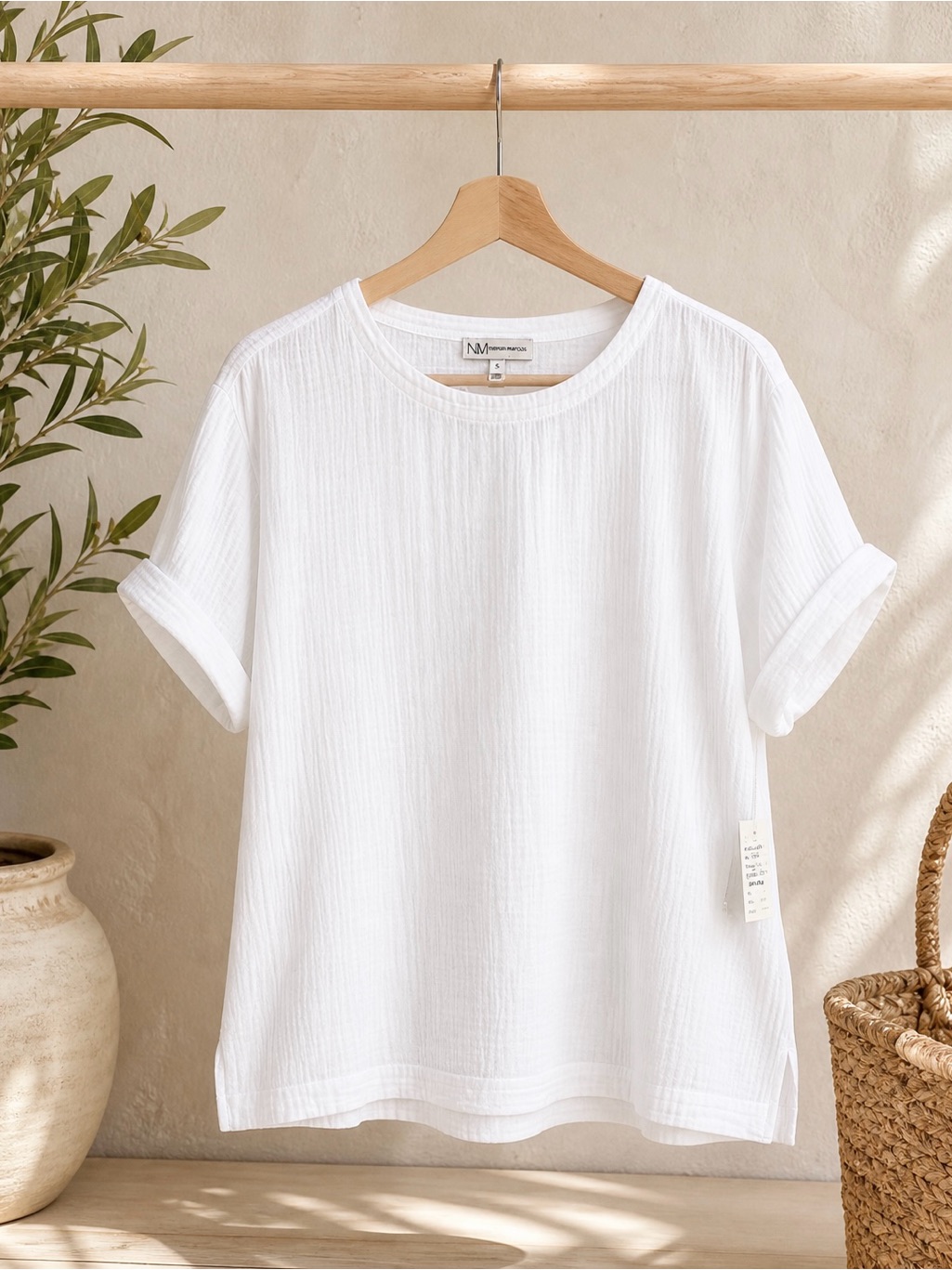 Neiman Marcus Organic Gauze Lounge Set - Small — image 3 of 8